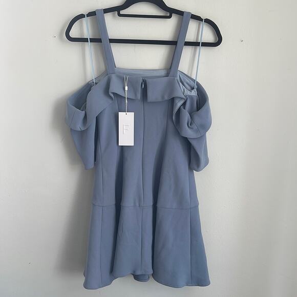 NWT Finders Keepers off the shoulder fit & flare mini dress sz XS - Picture 5 of 5